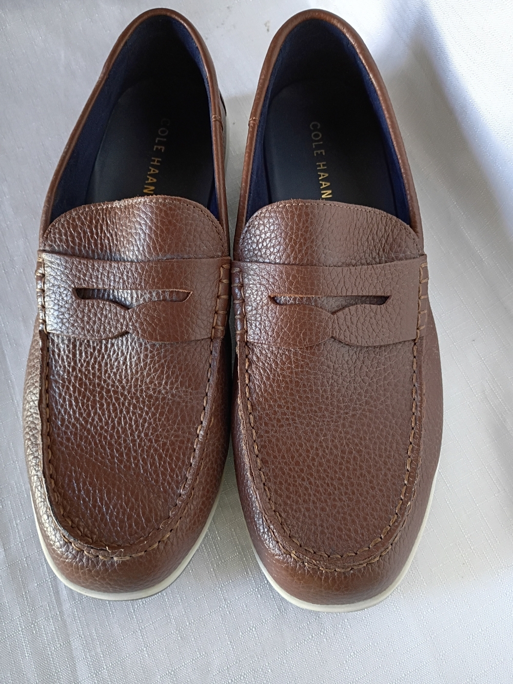 Cole Haan Men’s Brown Leather Penny Loafers Size 9.5
